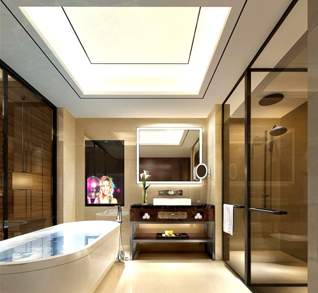 戴斯大酒店浴室设计效果图